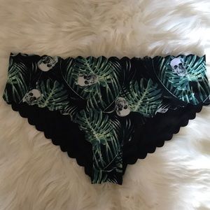 Palm Tree and Skull Bikini Bottoms